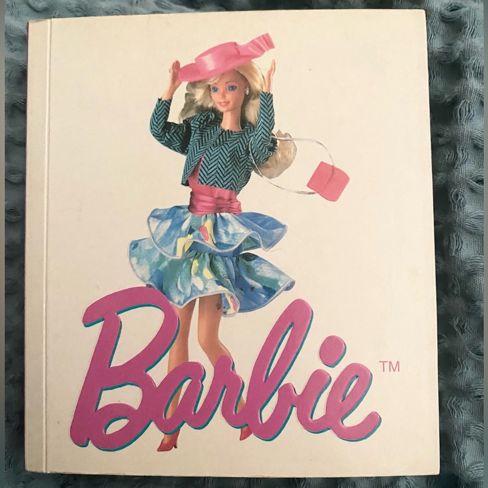 Barbie in Fashion Tiny Folio Book 1959-1989 Vintage Barbie Book published 1994